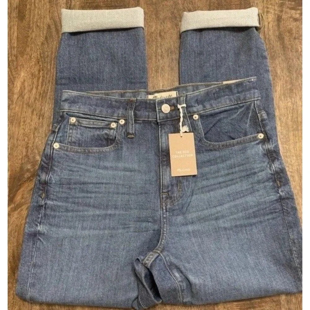 Madewell Women's Size  W 25  The High Rise Slim Boy jean Denim Jeans NWT